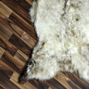 XL ÖKO Schaffell Lammfell beige braun 115x75 Sheepskin #8792