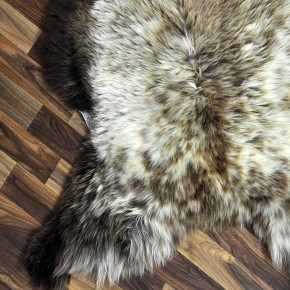 XXL ÖKO Schaffell Lammfell beige braun 125x80 Sheepskin #8795