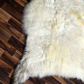 XXXL ÖKO Schaffell Lammfell beige braun 130x75 Sheepskin #8801