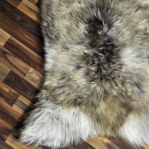 XXL ÖKO Schaffell Lammfell beige braun 120x80 Sheepskin #8802