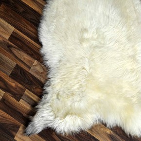 XL ÖKO Schaffell Lammfell beige braun 110x70 Hundebett #8806