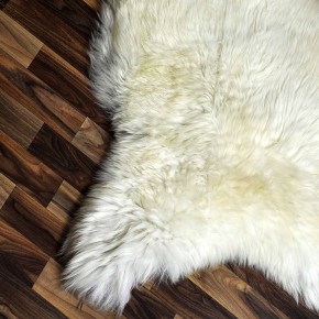 XXL ÖKO Schaffell Lammfell beige braun 125x80 Sheepskin #8809