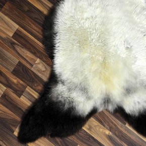 XL ÖKO Schaffell Lammfell beige braun 115x80 Hundebett #8818