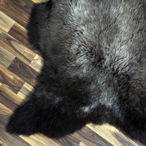 XL ÖKO Schaffell Lammfell braun grau 110x75 Sheepskin #8876