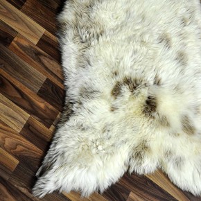 XXL ÖKO Schaffell Lammfell beige braun 120x70 Sheepskin #8898
