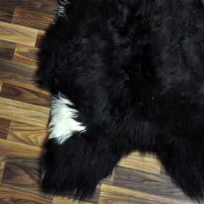 XXL ÖKO Island Schaffell braun weiß 125x75 #8903
