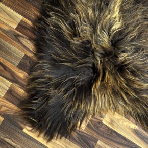 ÖKO Island Schaffell Lammfell rost braun 100x70 Krampus #8947