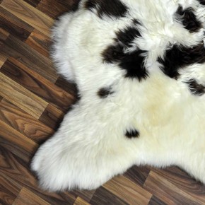 XXL ÖKO Schaffell Lammfell beige braun 120x80 Sheepskin #8963