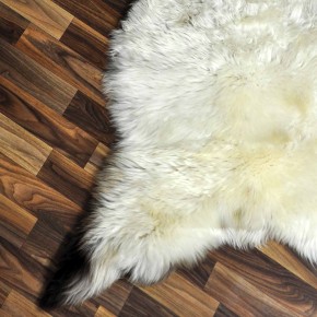 XXL ÖKO Schaffell Lammfell beige braun 120x80 Sheepskin #8978