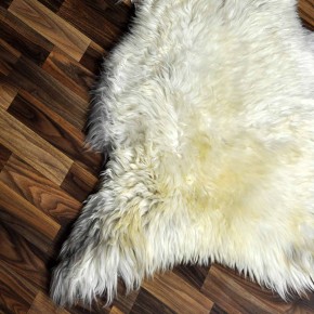 XXL ÖKO Schaffell Lammfell beige braun 125x75 Sheepskin #8987