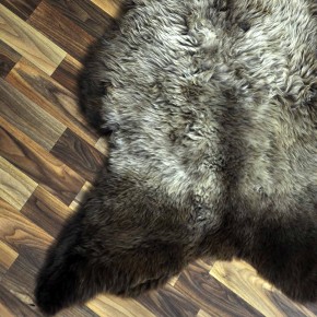 XL ÖKO Schaffell Lammfell braun 110x75 Stuhl Auflage #8995