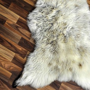 XL ÖKO Schaffell Lammfell beige braun 115x80 Sheepskin #8999