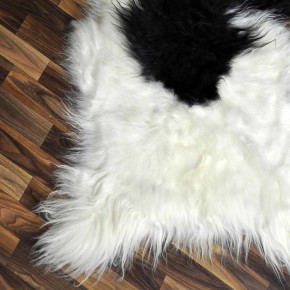 ÖKO Island Schaffell beige schwarzbraun 105x80 #9039