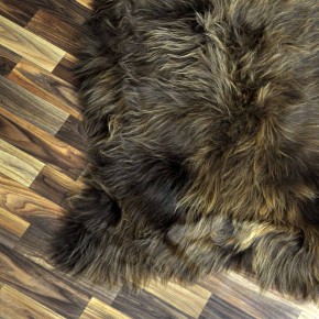 XXL ÖKO Island Schaffell rost braun 125x75 basteln #9077