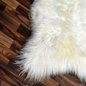XL ÖKO Schaffell Lammfell weiß 115x70 Sheepskin #9123