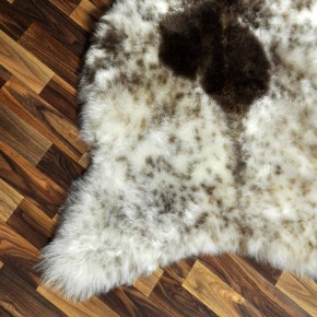 XL ÖKO Lammfell Schaffell Fell beige braun 115x90 geschoren #9199