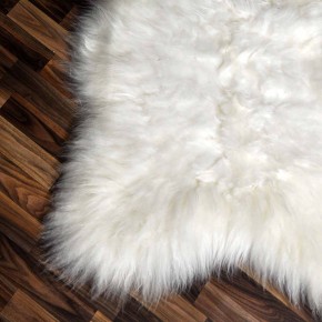 XXL ÖKO Island Schaffell creme weiß braun 120x80 #9213