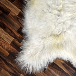 XXL ÖKO Island Schaffell creme weiß braun 120x75 Rugs #9230