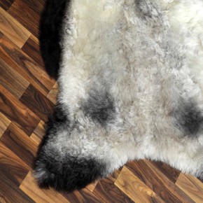 XL ÖKO Lammfell Schaffell Fell beige braun 115x80 geschoren #9239