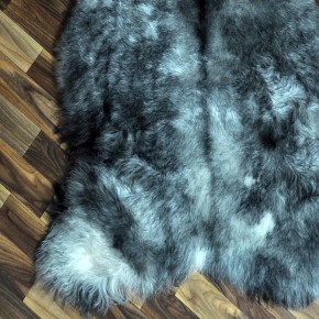 XXL ÖKO Lammfell Schaffell Fell grau 120x80 geschoren #9260