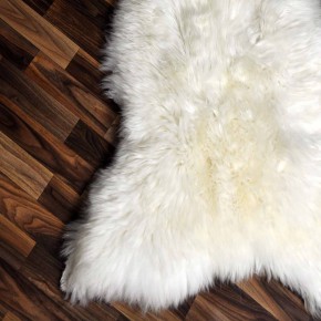 XXL ÖKO Schaffell Lammfell weiß 125x80 Sheepskin #9327