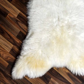 XXL ÖKO Schaffell Lammfell weiß 125x80 Sheepskin #9341