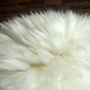 XXXL ÖKO echtes Schaffell Lammfell weiß 130x80 riesig Camping #9346