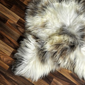 XXXL ÖKO Schaffell Lammfell beige braun 135x80 riesig #9385