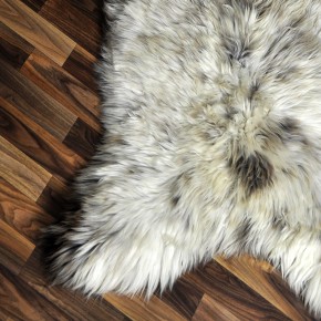 XXXL ÖKO Schaffell Lammfell beige braun 130x85 groß #9386