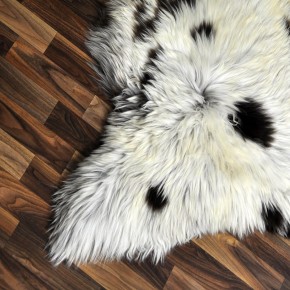 XXL ÖKO Schaffell Lammfell beige braun 120x80 Couch Auflage #9395