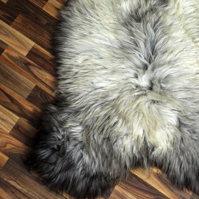 XXXL ÖKO Schaffell Lammfell beige braun 135x80 groß #9400