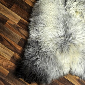 XXL ÖKO Schaffell Lammfell beige braun 120x80 Couch Auflage #9406