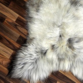 XXL ÖKO Schaffell Lammfell beige braun 120x75 Couch Auflage #9411