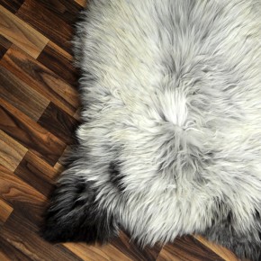 XL ÖKO Schaffell Lammfell beige braun 110x75 Couch Auflage #9419