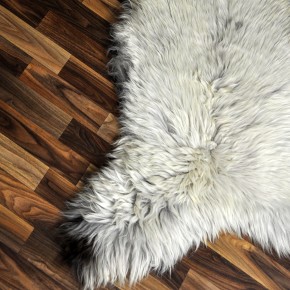 XXL ÖKO Schaffell Lammfell beige braun 125x80 Sheepskin #9434
