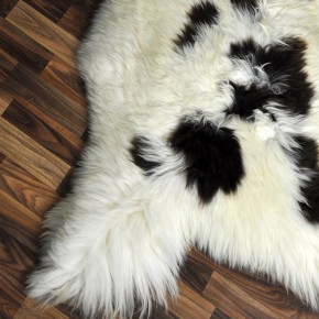 XXXL ÖKO Schaffell Lammfell beige braun 130x90 groß #9438