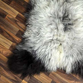 XXL ÖKO Schaffell Lammfell beige braun grau 125x90 Couch Auflage #9440