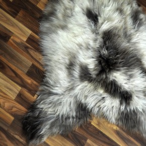 XXL ÖKO Schaffell Lammfell beige braun 125x80 Couch Auflage #9482