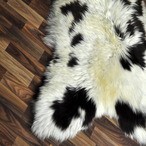 XXXL ÖKO Schaffell Lammfell beige braun 130x80 groß Kamin #9488