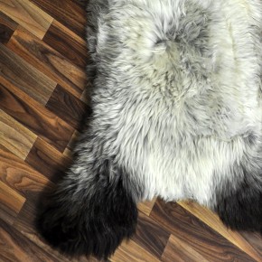 XL ÖKO Schaffell Lammfell beige braun 115x70 Couch Auflage #9491