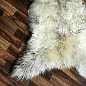 XL ÖKO Schaffell Lammfell beige braun 115x75 Sheepskin #9495