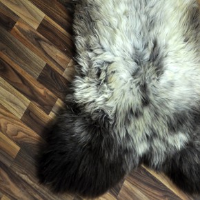 XXL ÖKO Schaffell Lammfell braun beige 120x75 Couch Auflage #9507