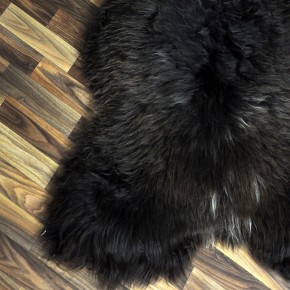 XXXL ÖKO Schaffell Lammfell braun beige 130x80 Couch Auflage #9517