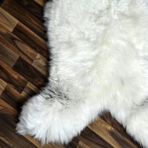 XXL ÖKO Schaffell Lammfell beige braun 120x80 Sheepskin #9538