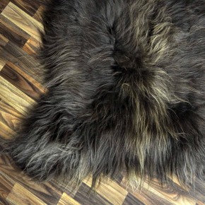 XXXL ÖKO Island Schaffell Lammfell rost braun 130x95 Krampus #9708